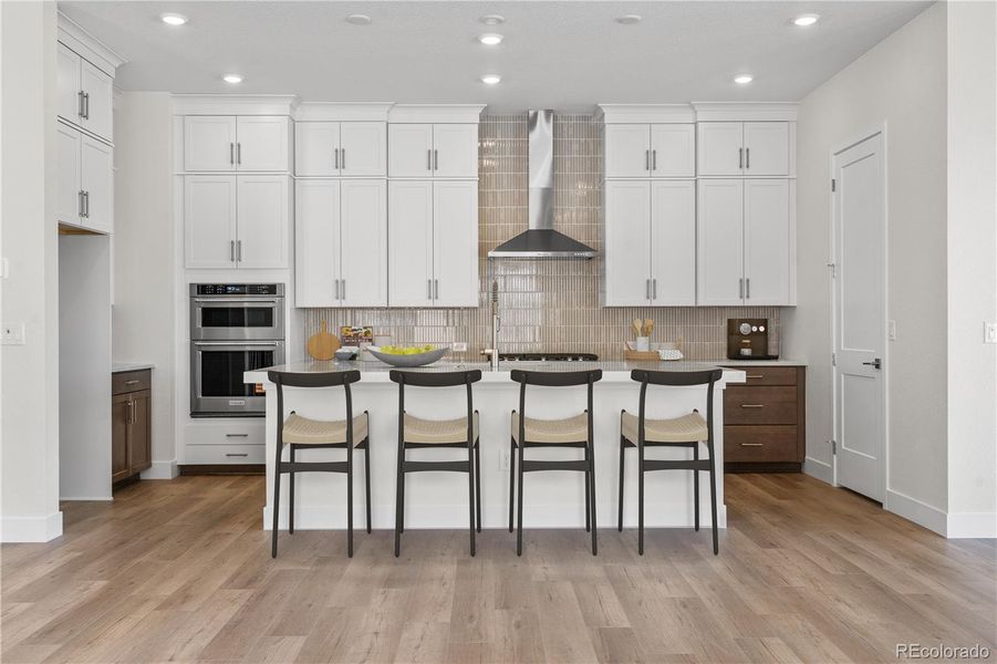 Furnished interior view inside a new home in Reserve at The Canyons, Castle Pines (Image 24).