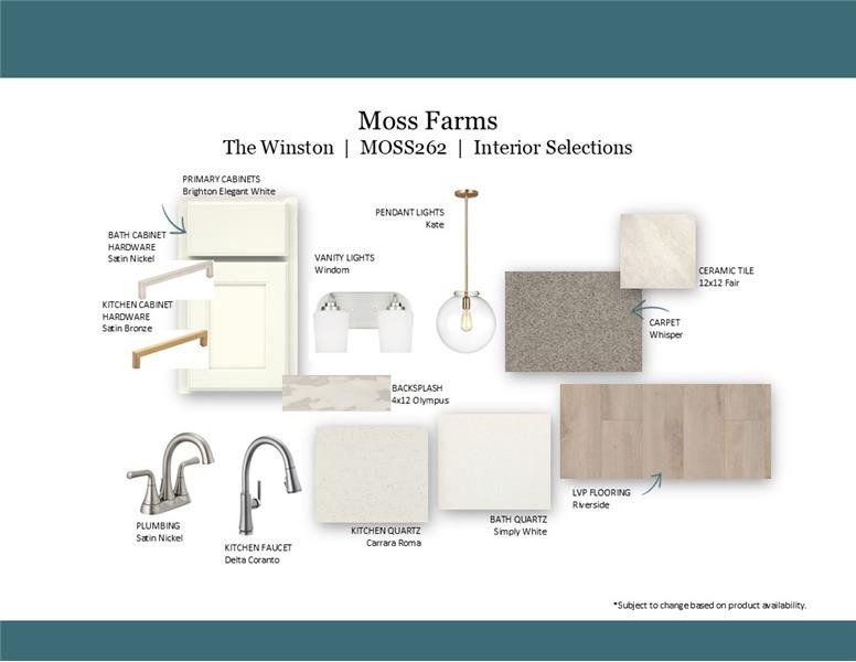 Sample of building materials used in homes in Moss Farm, White House (Image 38).