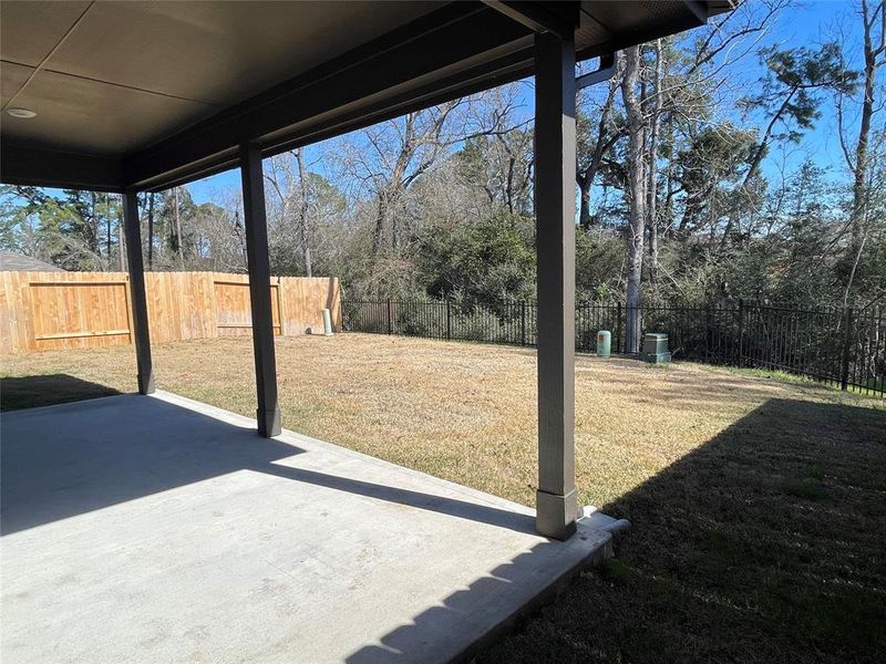 SO Much Privacy and Great Back Patio!