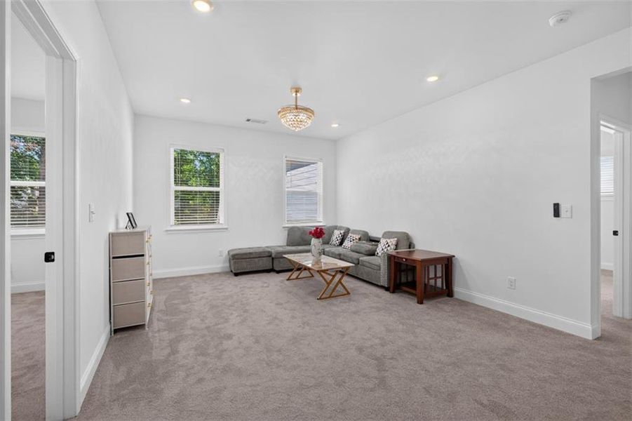 Furnished interior view inside a new home in Bailey Fence, Dacula (Image 26).