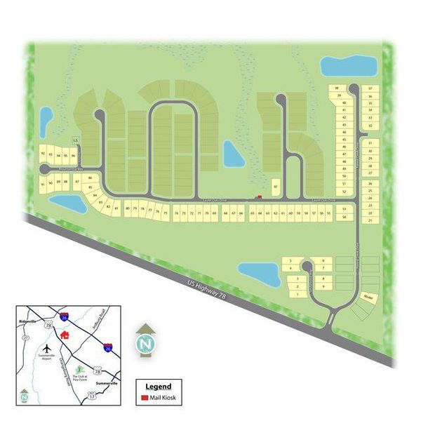 Front exterior of a new home in Pineview North, Summerville, SC, highlighting curb appeal (Image 2).