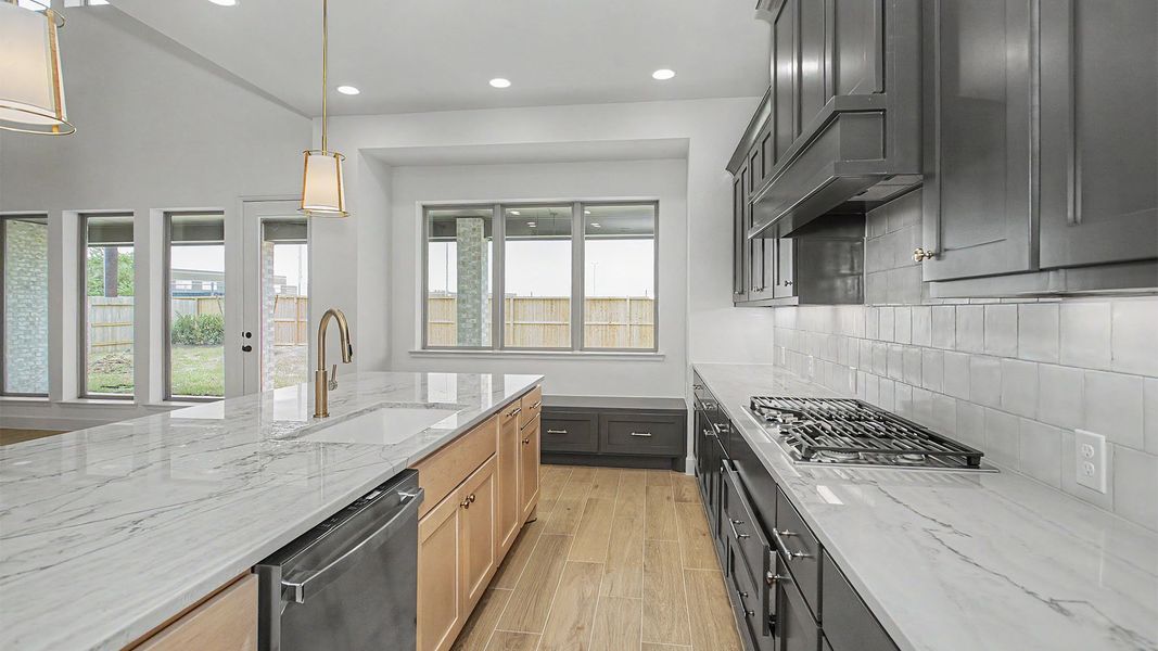 Furnished interior view inside a new home in Legacy Prairie at Katy Court, Katy (Image 5).