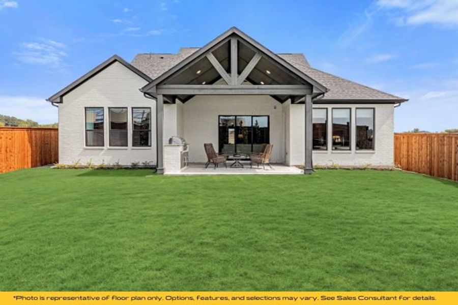 Representative exterior details of a home built from the Telluride by Stonefield Homes in Rio Vista at Kelly Ranch, Aledo (Image 4). Representative exterior details of a home built from the Telluride by Stonefield Homes in Rio Vista at Kelly Ranch, Aledo (Image 4).