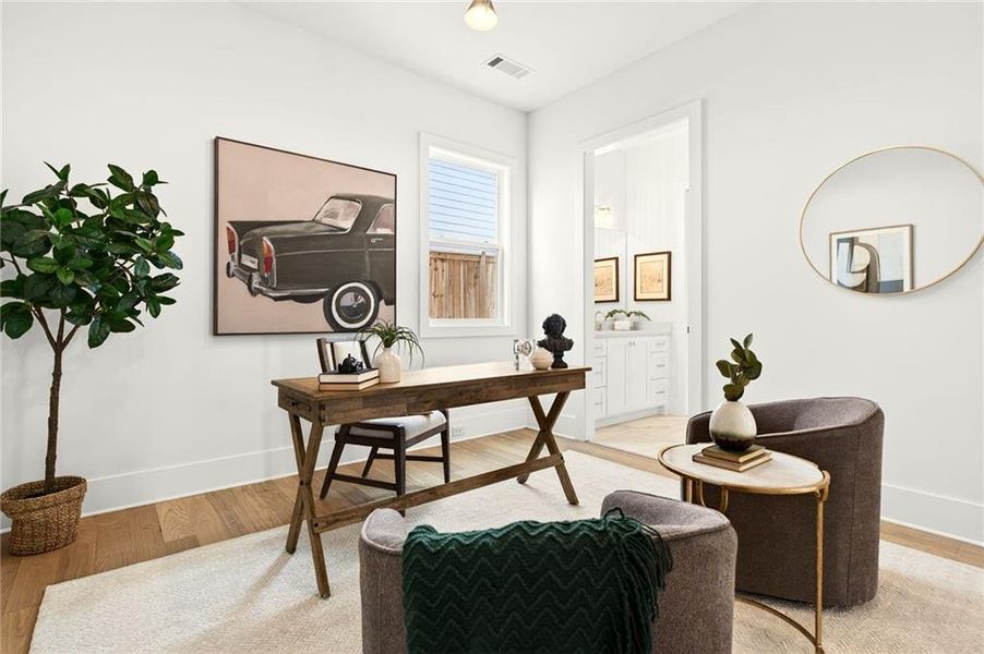 Furnished interior view inside a new home in , Brookhaven (Image 14).