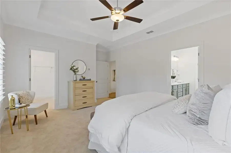 Furnished interior view inside a new home in , Suwanee (Image 14).