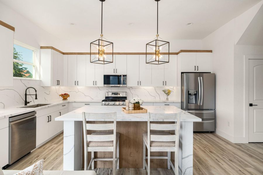 Furnished interior view inside a new home in , Houston (Image 27).