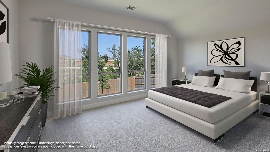 Furnished interior view inside a new home in Ladera, San Antonio (Image 7).
