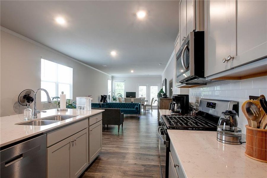 Furnished interior view inside a new home in , Acworth (Image 8).