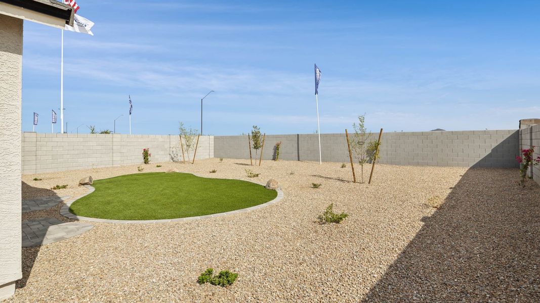 Exterior details and patio area of a home in Remington, Buckeye (Image 22).