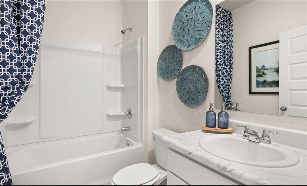 Furnished interior view inside a new home in Twin Lakes, Hoschton (Image 20).