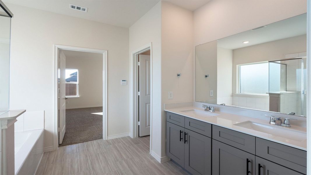 Furnished interior view inside a new home in The Preserve at Forum, Grand Prairie (Image 7).