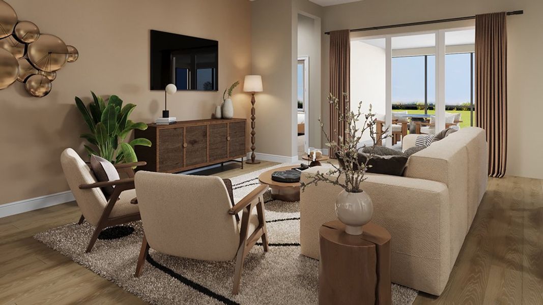 Furnished interior view inside a new home in Skye Ranch Community Group Page, Sarasota (Image 9).