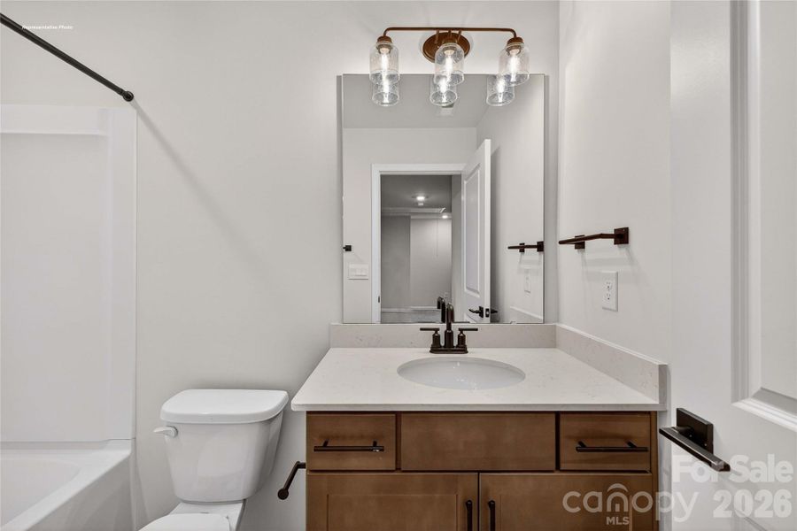 Furnished interior view inside a new home in , Mooresville (Image 14).