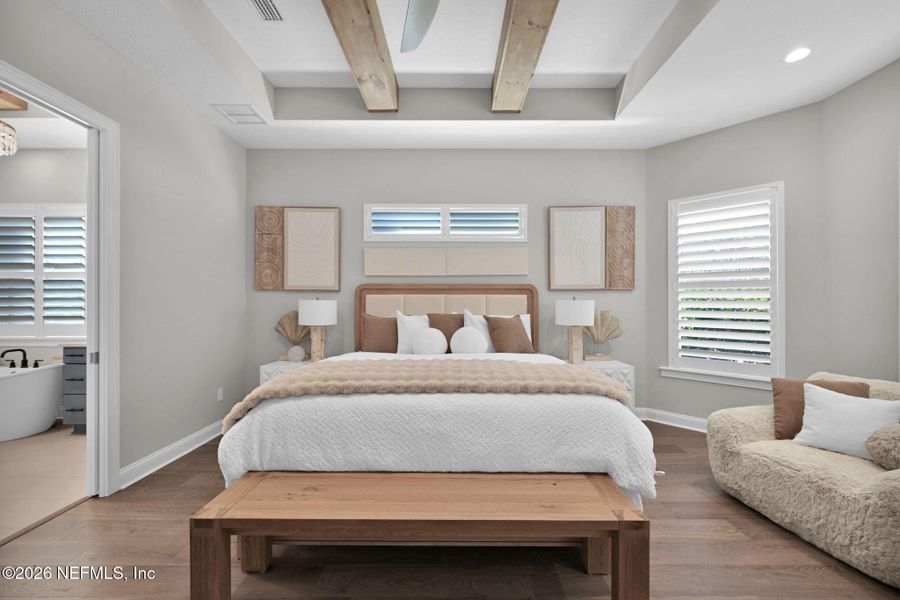 Furnished interior view inside a new home in Palmetto Cove, Ponte Vedra (Image 46).