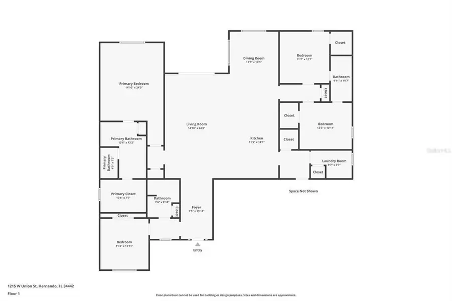 2D floor plan layout of this home in , Hernando, FL (Image 5).
