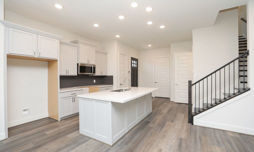 Furnished interior view inside a new home in Independence Heights, Houston (Image 19). Furnished interior view inside a new home in Independence Heights, Houston (Image 19).