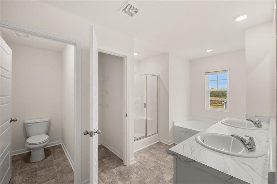 Furnished interior view inside a new home in Champion's Run, Lithonia (Image 9). Furnished interior view inside a new home in Champion's Run, Lithonia (Image 9).