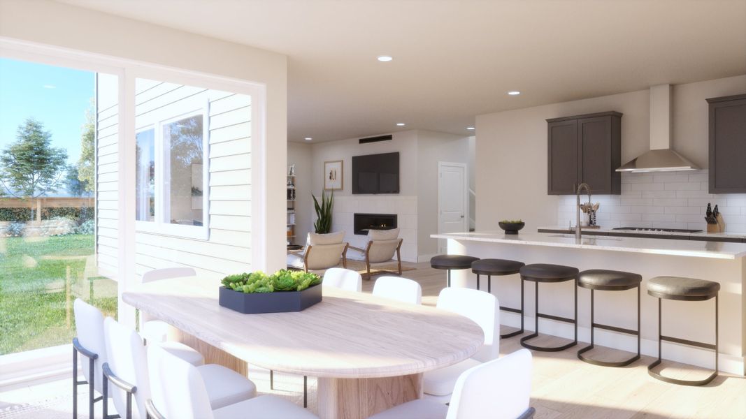 Representative furnished interior of a home built from the Hollow by Trumark Homes in Trumark Homes at Tanterra, Parker (Image 5).