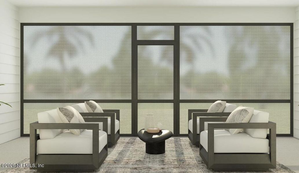 Furnished interior view inside a new home in Edenbrooke at Hyland Trail | 55+, Green Cove Springs (Image 6).