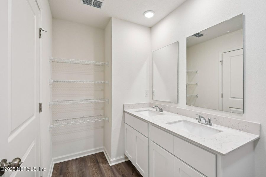 Furnished interior view inside a new home in Kings Landing, Jacksonville (Image 6).