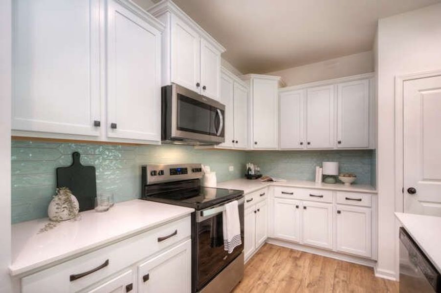 Representative furnished interior of a home built from the Durell by True Homes in Homecoming, Ravenel (Image 5).