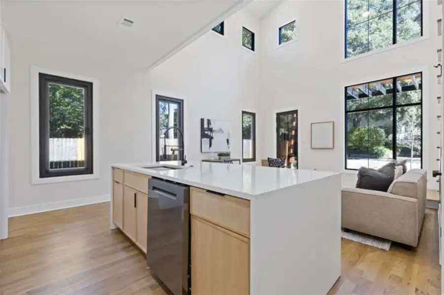 Furnished interior view inside a new home in , Atlanta (Image 18).