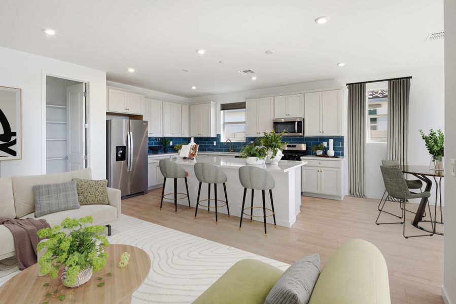Furnished interior view inside a new home in Montana Vista - Summit, Buckeye (Image 6).