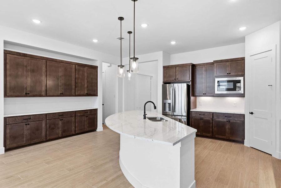 Furnished interior view inside a new home in Wood Leaf Reserve, Tomball (Image 10).