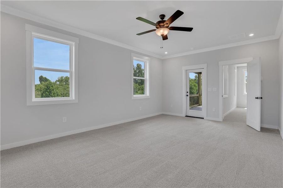 Spacious, unfurnished interior of a new home in Hopewell Reserve, Cumming (Image 33).