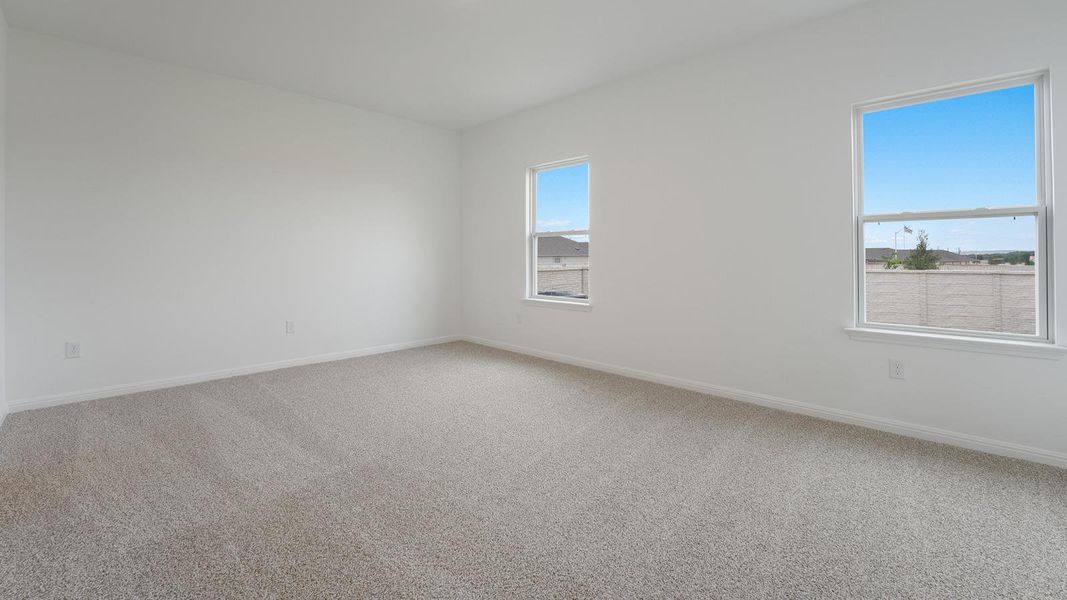 Spacious, unfurnished interior of a new home in Prairie Lakes, Buda (Image 13).
