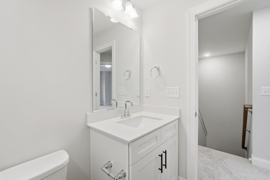 Furnished interior view inside a new home in Harrisburg Village Townhomes, Harrisburg (Image 10).