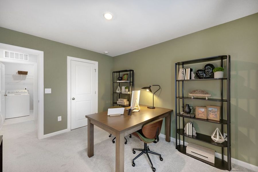 Furnished interior view inside a new home in Buffalo Townes, Garner (Image 19).