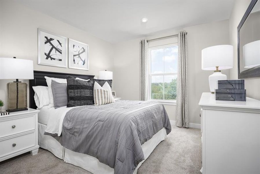 Representative furnished interior of a home built from the Roxbury by Ryan Homes in Creek Water Townhomes, Fort Mill (Image 11). Representative furnished interior of a home built from the Roxbury by Ryan Homes in Creek Water Townhomes, Fort Mill (Image 11).