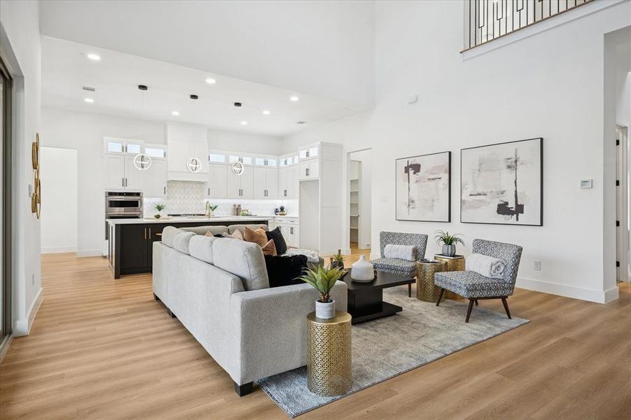 Furnished interior view inside a new home in , North Richland Hills (Image 16).