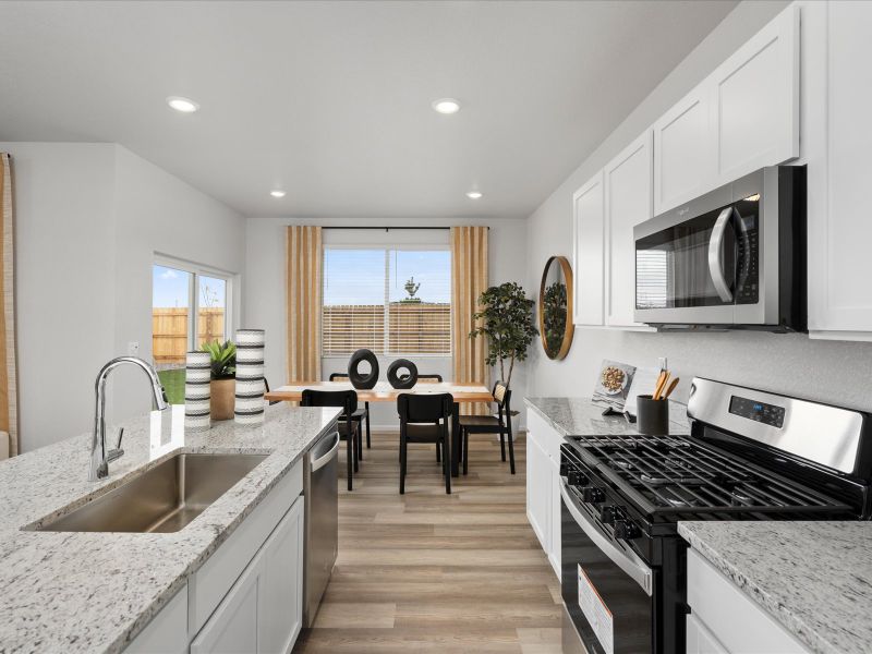 Furnished interior view inside a new home in Lorson Ranch: The Trail Collection, Colorado Springs (Image 8).