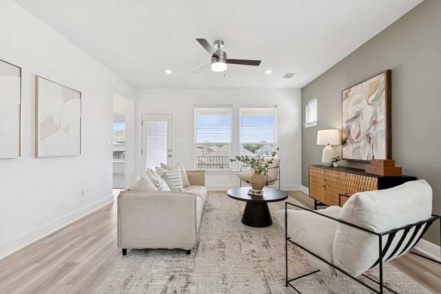 Family Room - Staged