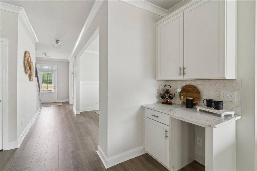 Furnished interior view inside a new home in , Flowery Branch (Image 10).