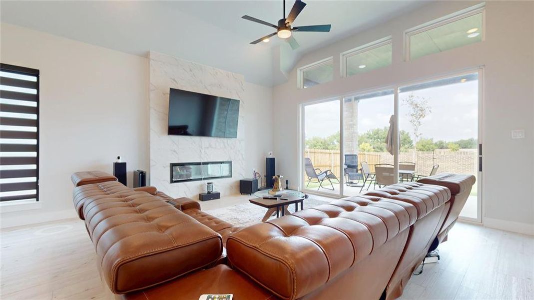 Furnished interior view inside a new home in , Little Elm (Image 3).