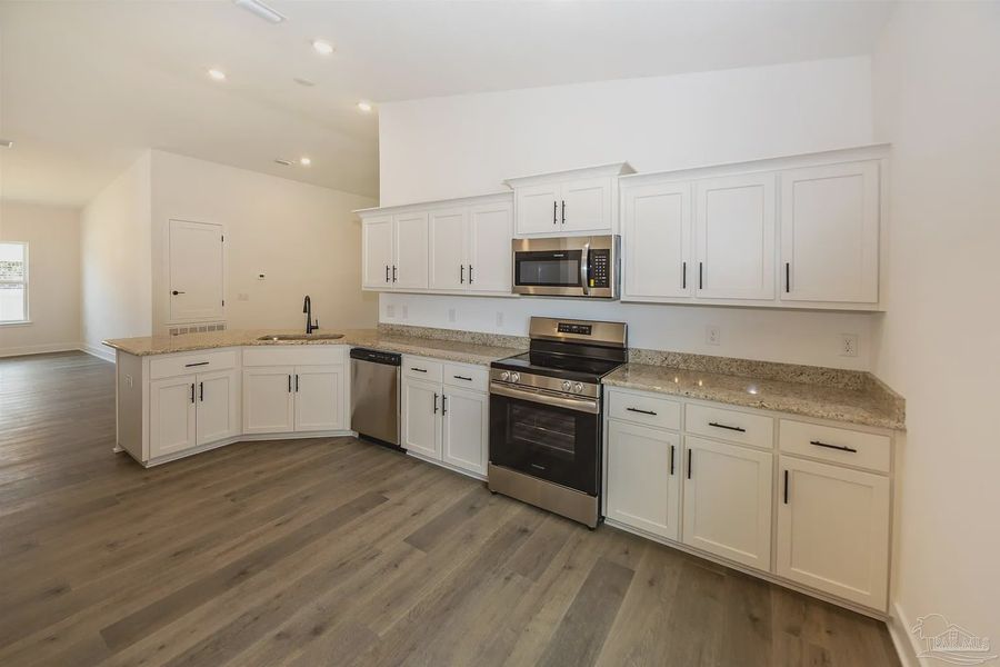 Furnished interior view inside a new home in Parkland Place, Pace (Image 8).