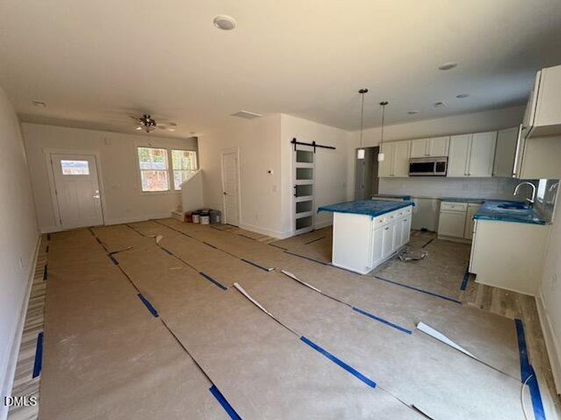 Open Dining and Family Room