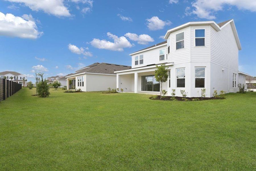 Exterior details and patio area of a home in Firethorn, Parrish (Image 28).