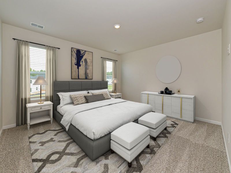 Furnished interior view inside a new home in Calico Creek, Cherryville (Image 9). Furnished interior view inside a new home in Calico Creek, Cherryville (Image 9).