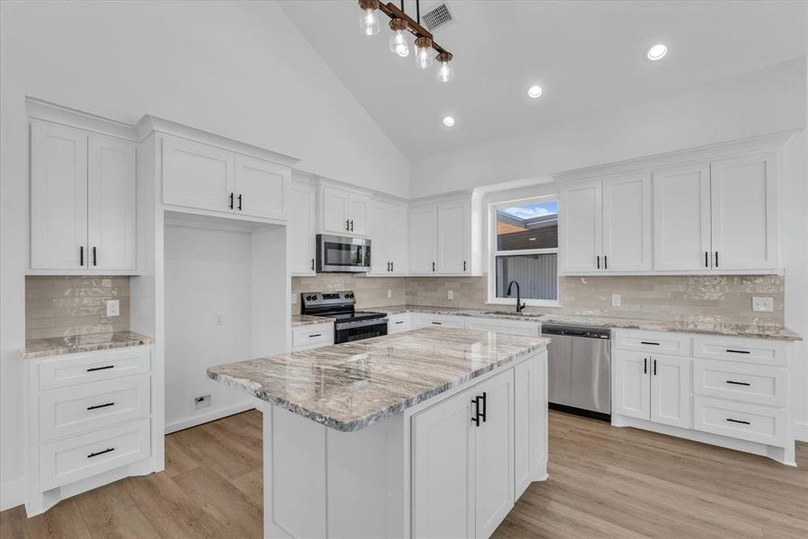 Furnished interior view inside a new home in , Elm Mott (Image 6).