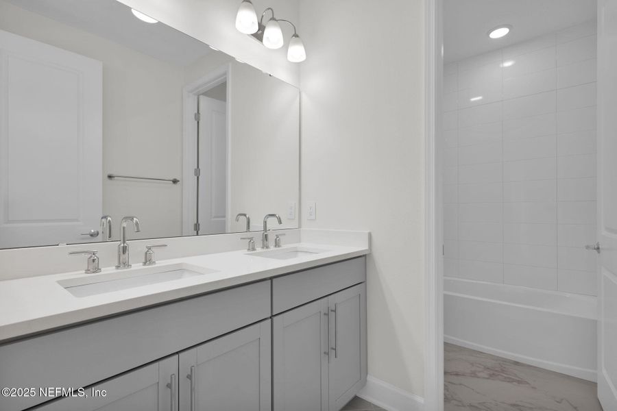 Furnished interior view inside a new home in Seabrook Village at Seabrook, Ponte Vedra (Image 17).