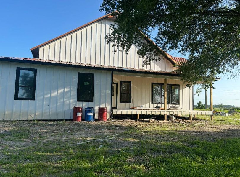 Exterior details and patio area of a home in , Crosby (Image 4). Exterior details and patio area of a home in , Crosby (Image 4).