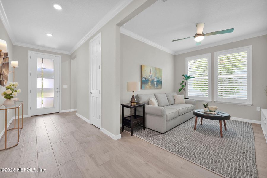 Furnished interior view inside a new home in , Ponte Vedra (Image 15).