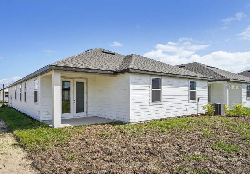 Exterior details and patio area of a home in Trailside, Mount Dora (Image 14). Exterior details and patio area of a home in Trailside, Mount Dora (Image 14).