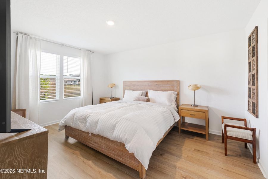 Furnished interior view inside a new home in Copes Landing, Jacksonville (Image 18). Furnished interior view inside a new home in Copes Landing, Jacksonville (Image 18).