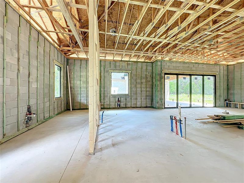 In-progress construction of a new home in , Oviedo, FL (Image 64).
