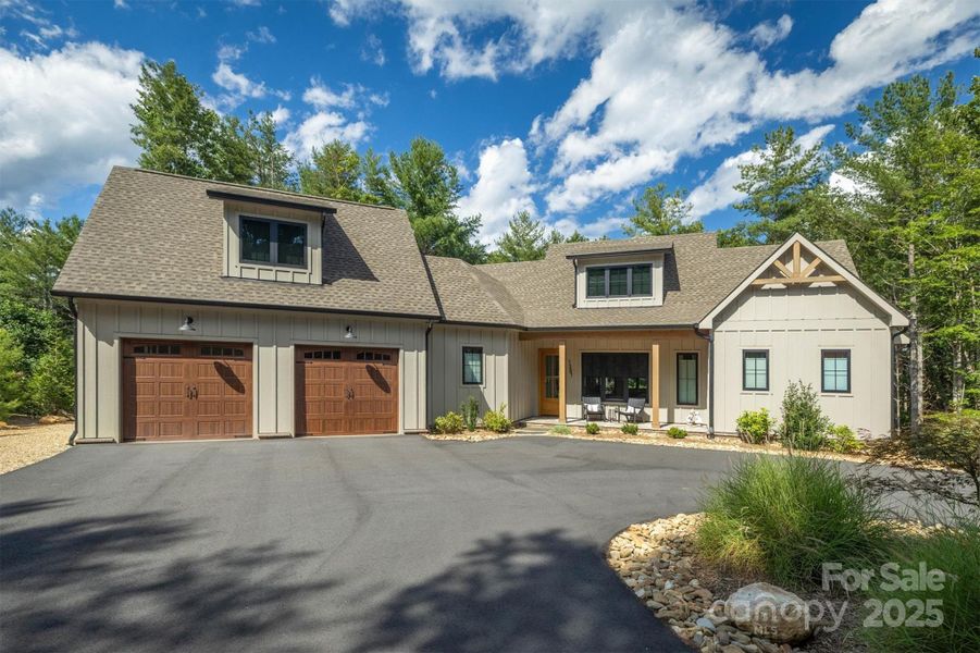 Front exterior of a new home in , Morganton, NC, highlighting curb appeal (Image 2).